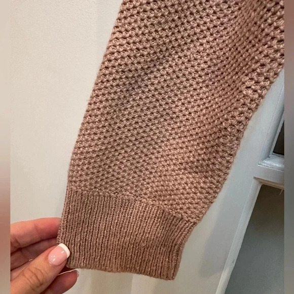 Madewell | Caramel Tan Province Cross-Back Pullover Sweater Size Medium M - Picture 9 of 13